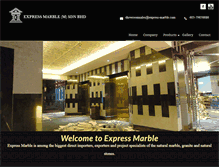 Tablet Screenshot of express-marble.com